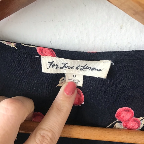 For Love and Lemons Cherry Sundress - Picture 4 of 8